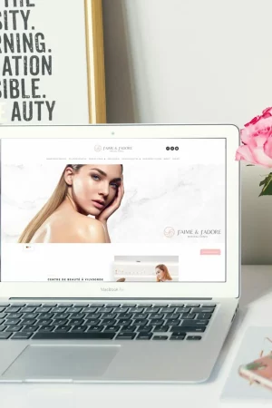 J'aime et J'adore - site web d'un institut de beauté à Vilvoorde